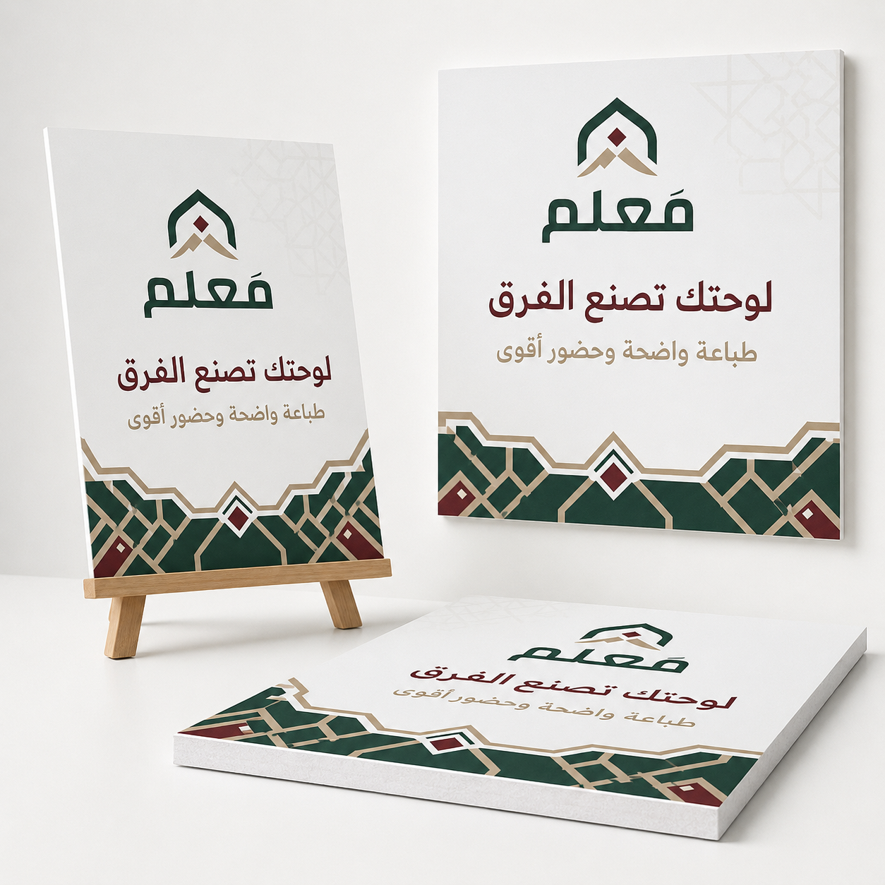 لوحات PVC مطبوعة حسب الطلب