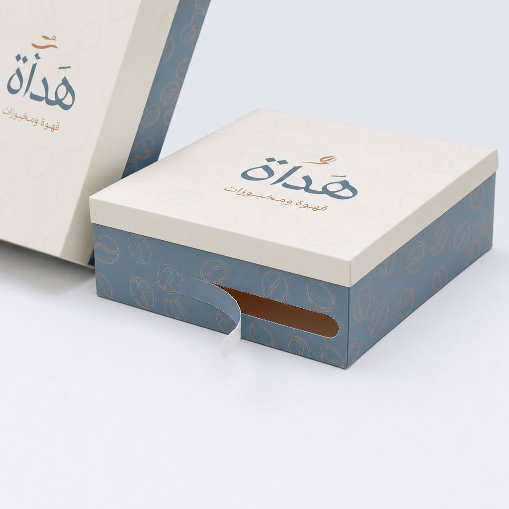علبة مخبوزات بسحب مبتكر 28 × 28 × 9.5 سم