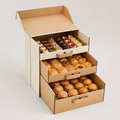 Giant three-tier catering box with drawers for sliders, pastries and desserts